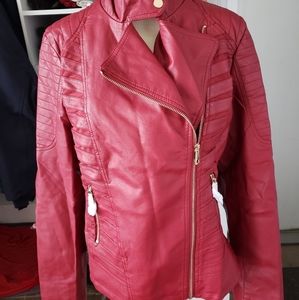 Bellivera Faux Leather Jacket